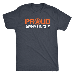 Proud Army Uncle - Men's Ultra Comfort Short Sleeve Military UncleTee - Island Dog T-Shirt Company