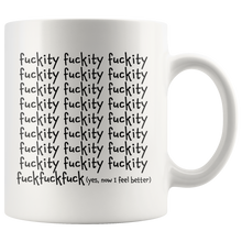 F*ckity F*ckity F*ck F*ck F*ck - 11 ounce Funny & Sarcastic Bad Day Coffee Mug - Island Dog T-Shirt Company