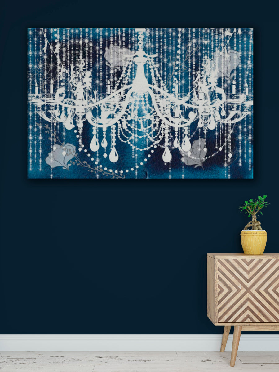 Glam Wall Decor for Women - Shabby Chic Wall Decor - Vintage Chandelie