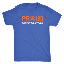 Proud Air Force Uncle - Men's Ultra Comfort Short Sleeve Military UncleTee - Island Dog T-Shirt Company