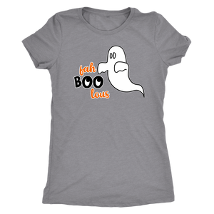 Fah Boo Lous Ladies' Halloween Ghost Tee - Ultra Soft Comfort Tshirt for Her - Island Dog T-Shirt Company