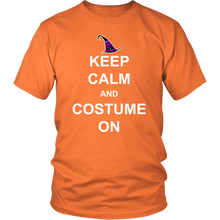 Keep Calm and Costume On - Funny Halloween Unisex Tee for Men & Women - Island Dog T-Shirt Company