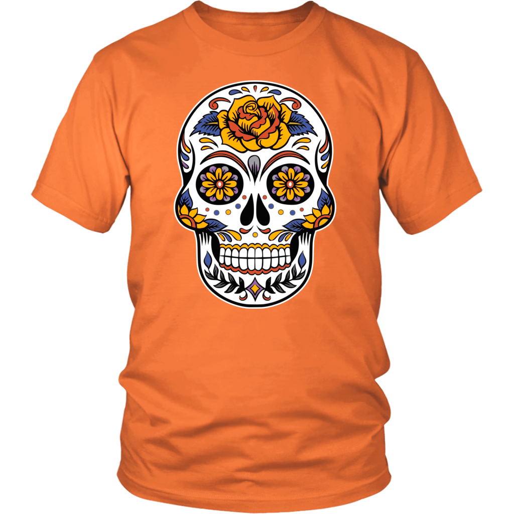 Dia de Los Muertos T-shirt for Men & Women - Halloween Skull Tee - Sugar  Skull Tee