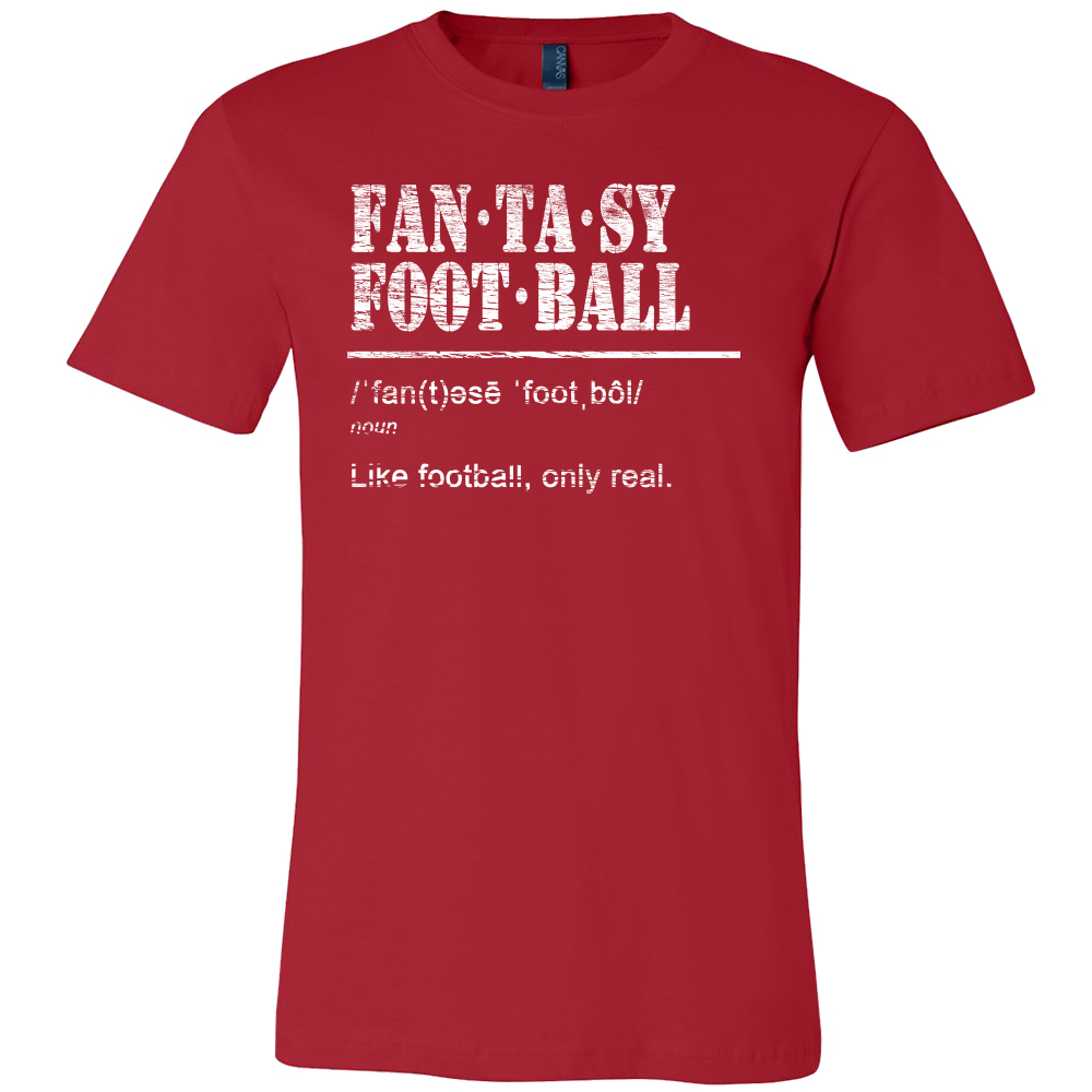 Fantasy Football Like Football Only Real Funny Fantasy Vintage Men's T –  Island Dog T-Shirt Company