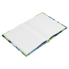 Boho_Flowers_Blue_4_-_Hardcover_Journal_Open_Pages_Angle_Mockup.png