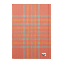 Groovy Plaid Hardcover Journal Notebook