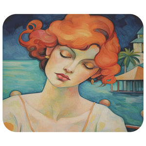 Helena Dreaming Mouse Pad Mousepad Coworker Gift Office Mouse Mat Desk Accessories Protector