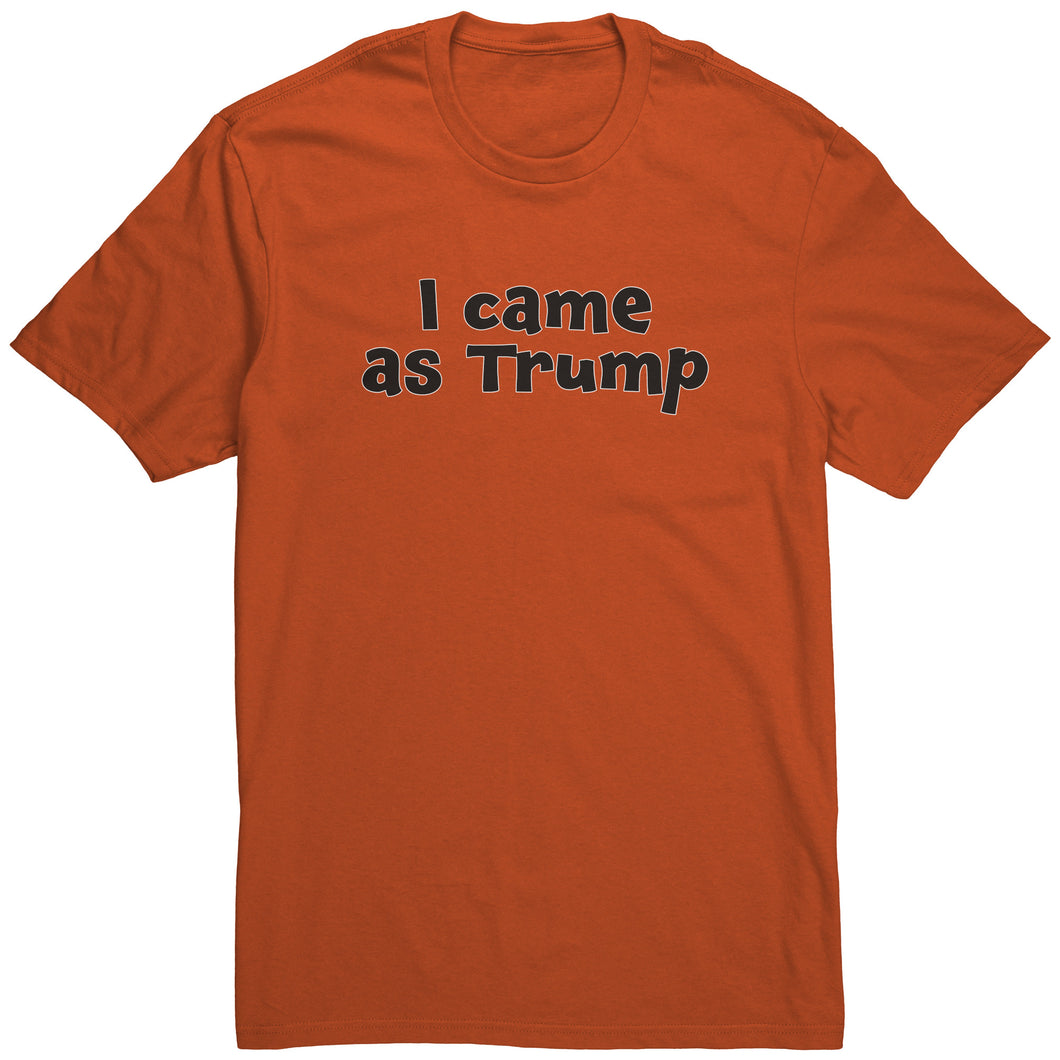 I Came as Trump - Instant Easy & Lazy Orange Trump Halloween Costume