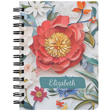 Paper Peony Spiral Bound Journal Notebook