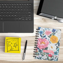 Peony Garden Spiralbound Journal Notebook