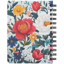 Peony Garden Spiralbound Journal Notebook