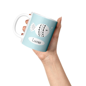 Personalized Cup Gift for Kids - Fish Mug for Kids with Name - Party Favors for Boys and Girls