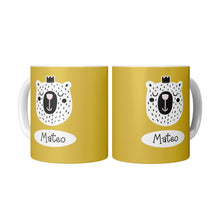 Personalized Cup Gift for Kids - King Bear Mug for Kids with Name - Party Favors for Boys and Girls
