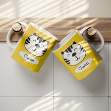 Personalized Cup Gift for Kids - Tiger Mug for Kids with Name - Party Favors for Boys and Girls