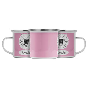 Personalized Metal Camp Mug for Kids - Custom Cup for Boys & Girls