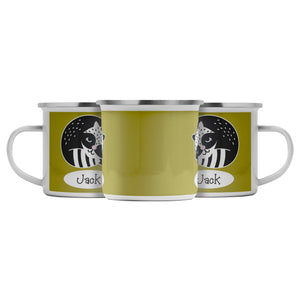 Personalized Metal Camp Mug for Kids - Custom Cup for Boys & Girls