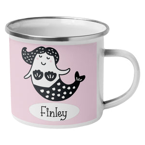 Personalized Metal Camp Mug for Kids - Custom Cup for Boys & Girls