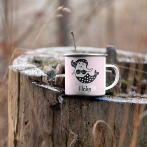 Personalized Metal Camp Mug for Kids - Custom Cup for Boys & Girls