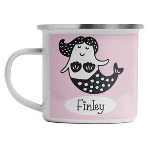 Personalized Metal Camp Mug for Kids - Custom Cup for Boys & Girls