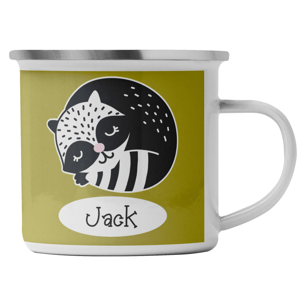 Personalized Metal Camp Mug for Kids - Custom Cup for Boys & Girls