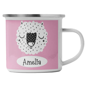 Personalized Metal Camp Mug for Kids - Custom Cup for Boys & Girls