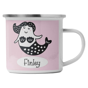 Personalized Metal Camp Mug for Kids - Custom Cup for Boys & Girls