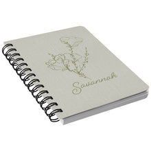 Sage Rose Spiralbound Journal Notebook