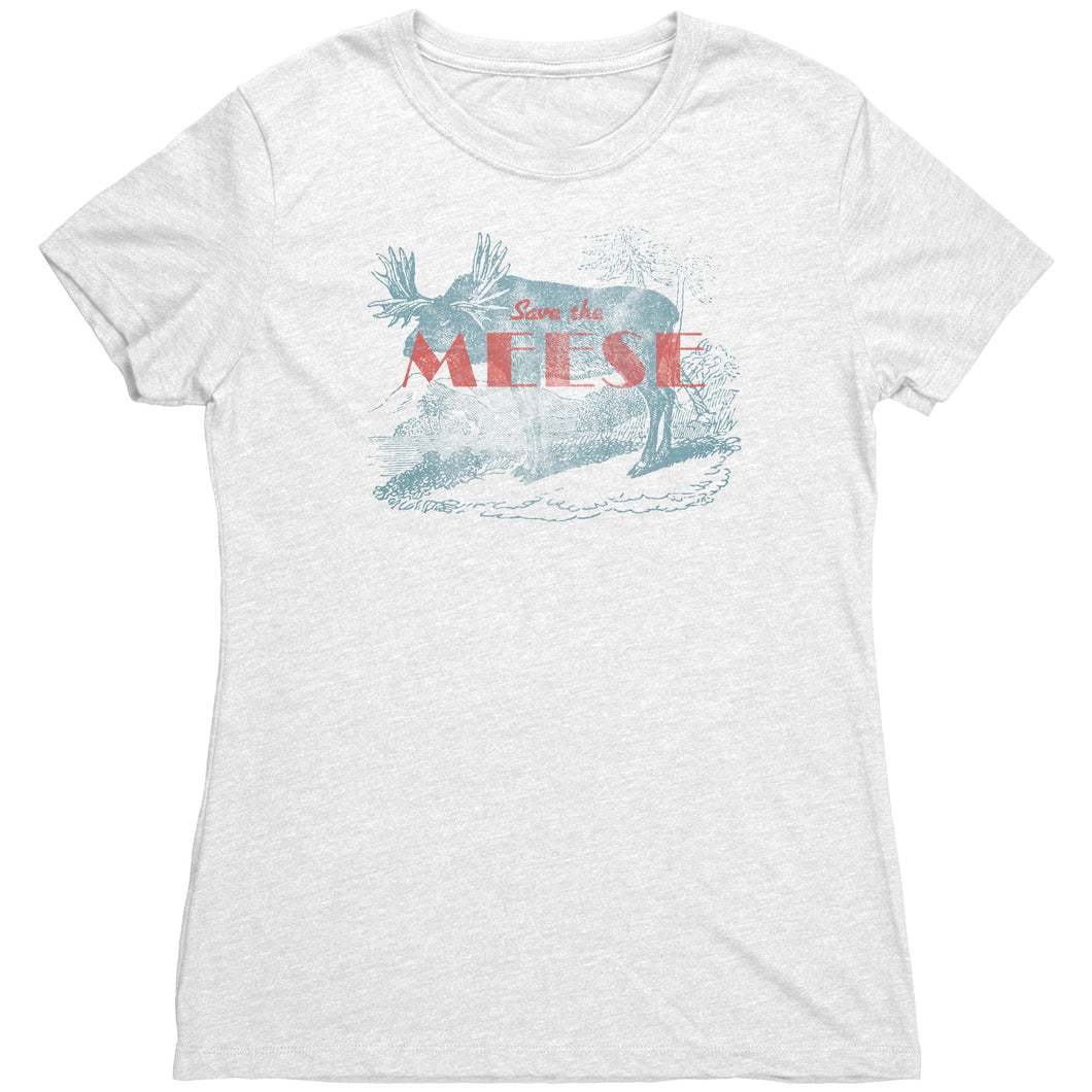 Save the Meese Comfort Women's Triblend Shirt