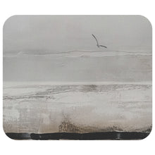 Seagull in Flight Mouse Pad Gray Mousepad Coworker Gift Office Mouse Mat Desk Accessories