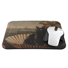 The Birth of Venus' Black Cat Mousepad - Mouse Pad for Desk - Gift for Artist