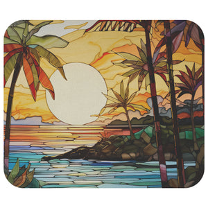 Tropical Sunset Mouse Pad Beach Mousepad Computer Mouse Mat Home Office Desk Accessories