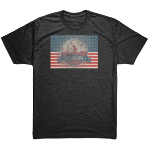 We Are All Immigrants - US Flag Pro Immigration Tee for Men - Short Sleeve Ultra Comfort Guy's Shirt