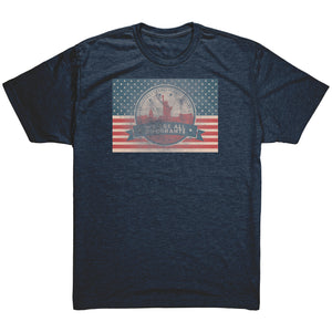 We Are All Immigrants - US Flag Pro Immigration Tee for Men - Short Sleeve Ultra Comfort Guy's Shirt