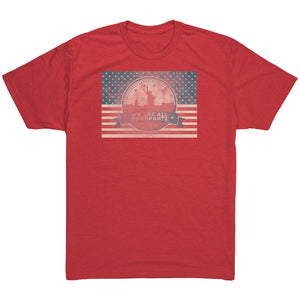 We Are All Immigrants - US Flag Pro Immigration Tee for Men - Short Sleeve Ultra Comfort Guy's Shirt