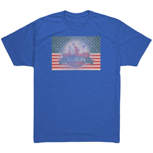 We Are All Immigrants - US Flag Pro Immigration Tee for Men - Short Sleeve Ultra Comfort Guy's Shirt