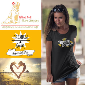 Illustrated Heron Ladies' Ultra Soft Short Sleeved Comfort Tee - Island Dog T-Shirt Company
