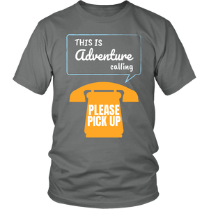 This Is Adventure Calling - Island Dog T-Shirt Company