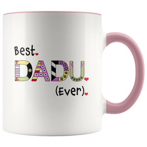 Best Dadu Ever - World's Best Grandpa Coffee Mug - 2 Tone Coffee Mug for Grandfather - Island Dog T-Shirt Company