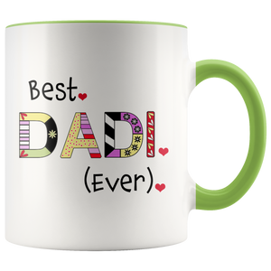 Best Dadi Ever - World's Best Grandma Coffee Mug - 2 Tone Coffee Mug for Grandmother - Island Dog T-Shirt Company