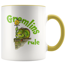Gremlins Rule Funny Halloween Gargoyle Coffee Mug for Fall - Autumn Mug - Island Dog T-Shirt Company