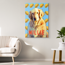 Custom Canvas Pop Art Your Pet - Turn YOUR Pet Into a CUSTOM Pop Art Wrapped Canvas Wall Hanging - Island Dog T-Shirt Company