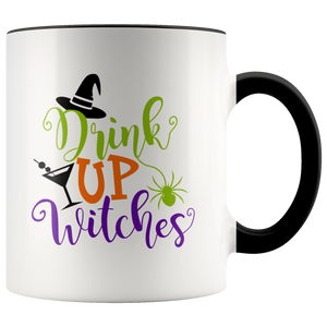 Drink Up Witches Women's Funny Halloween Party Mug - Halloween Witch Coffee Mug - Island Dog T-Shirt Company