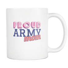 Proud Army Mom 11 ounce Coffee Mug - Tea Cup - Hot Chocolate Mug - Island Dog T-Shirt Company