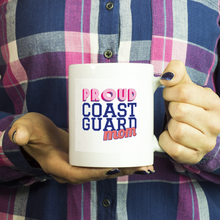 Proud Coast Guard Mom 11 ounce Coffee Mug - Tea Cup - Hot Chocolate Mug - Island Dog T-Shirt Company