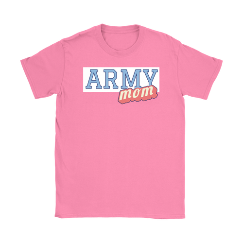 Army Mom Tee - Proud Mom of a Soldier T-Shirt - Island Dog T-Shirt Company