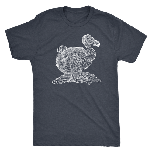 Vintage Dodo Bird Guy's Tee - Men's Ultra Soft Comfort Short Sleeve Tee - Dodo T-shirt for Him - Island Dog T-Shirt Company