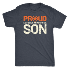 Proud Father of an Air Force Son - Men's Ultra Comfort Short Sleeve Dad Tee - Island Dog T-Shirt Company