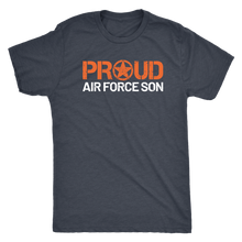 Proud Air Force Son - Men's Ultra Soft Short Sleeve Military Son Tee - Island Dog T-Shirt Company