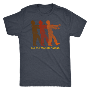 Do the Monster Mash - Zombie Halloween Ultra Comfort Men's Vintage Tshirt - Island Dog T-Shirt Company