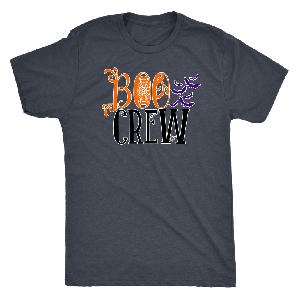Boo Crew - Spooky Halloween Ghost Ultra ComfortTee for Men - Island Dog T-Shirt Company